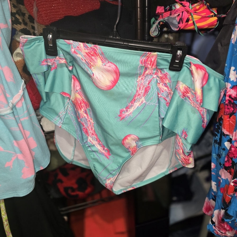 RARE HTF Swimsuits For All 22/24 Jellyfish Bikini set - Picture 4 of 7